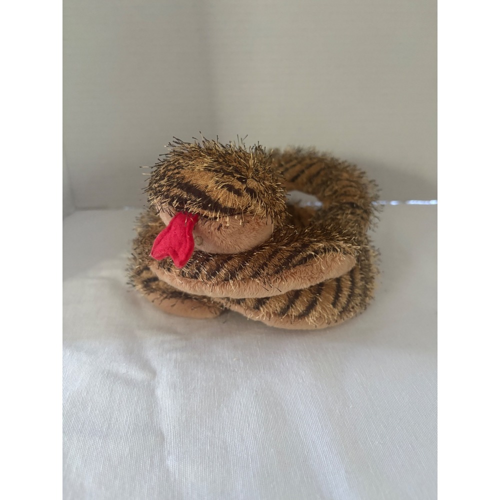 Ganz‎ Webkinz Rattlesnake Plush Striped Tinsel Snake  21 Inch No Code
